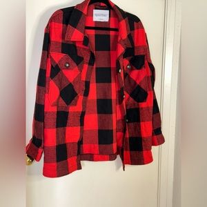 Red plaid shirt